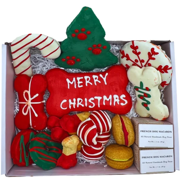 Christmas Themed Dog Treats Gift Box - Image 2