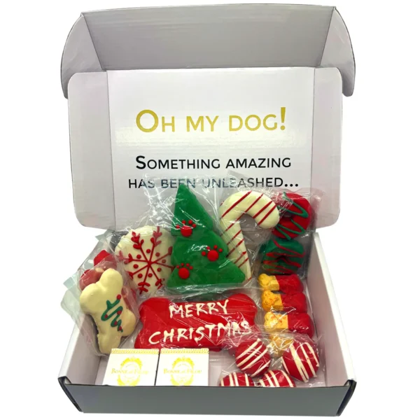 Christmas Themed Dog Treats Gift Box - Image 4