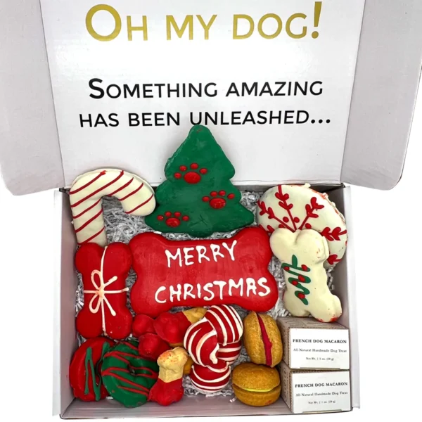 Christmas Themed Dog Treats Gift Box - Image 3