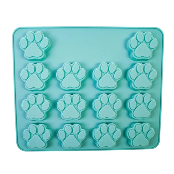 Set of 2 Pet Treat Baking Tray- Freeze, Bake, Microwave (Bones & Paws) - Image 8