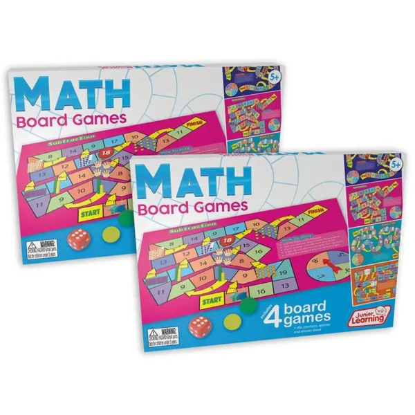 Math Board Games, Pack of 2 - Image 2