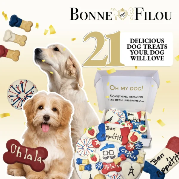 French Themed Dog Treats Gift Box - Image 6