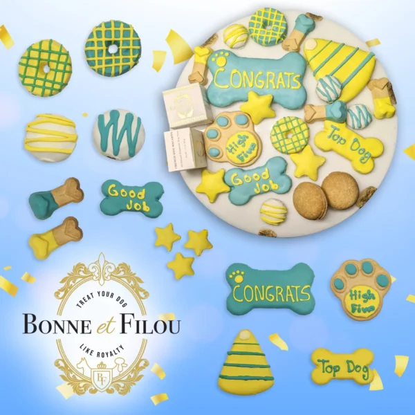 Congrats Themed Dog Treats Gift Box - Image 6