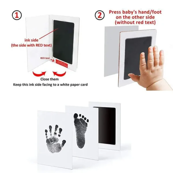 DIY Kit for Souvenir Feet/Handprints on white background Multivariant - Image 2