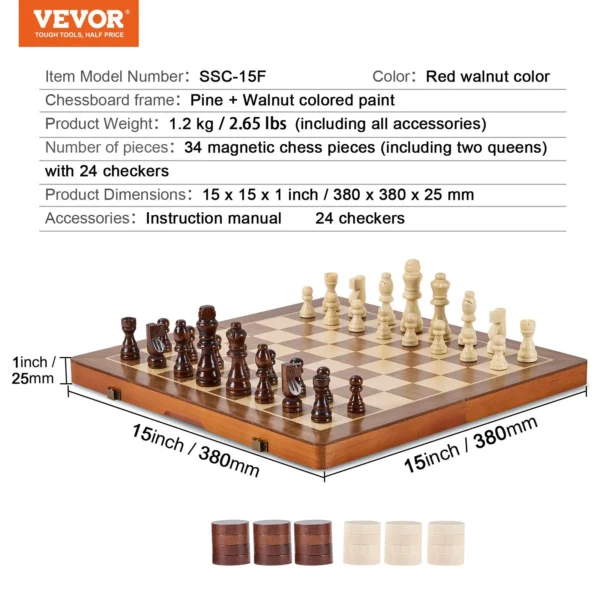 Wooden Chess Set - Image 6