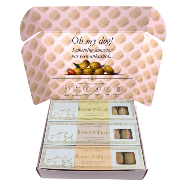 Dog Macaron Combo Gift Box (18 French Dog Macarons)