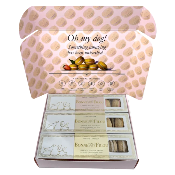 Dog Macaron Combo Gift Box (18 French Dog Macarons) - Image 2