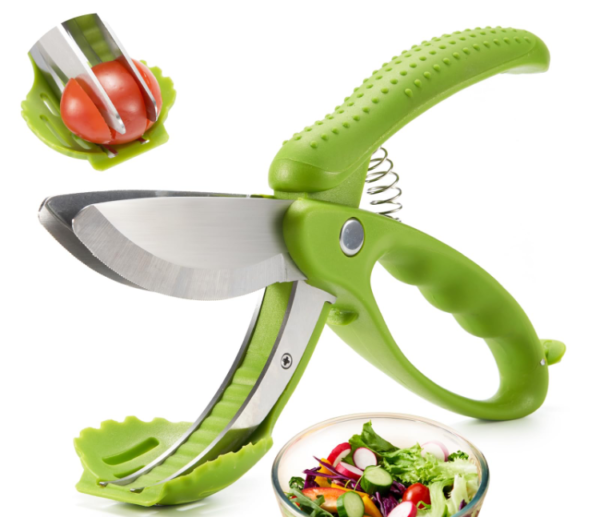 Salad Scissors, Salad Chopper with Double Blades