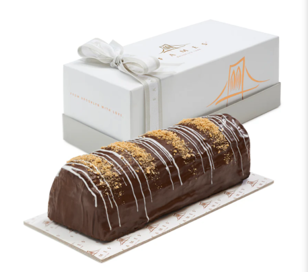 Fancy Chocolate Truffle Halva Log, Kosher