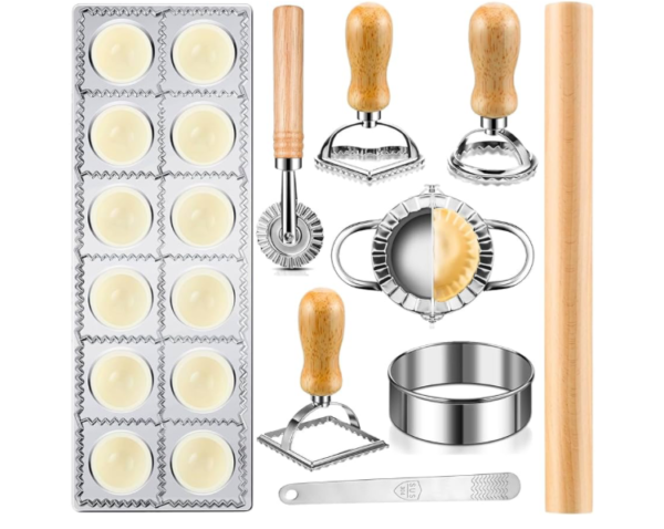 10 Pieces Ravioli Mold Set Ravioli Cutter Set