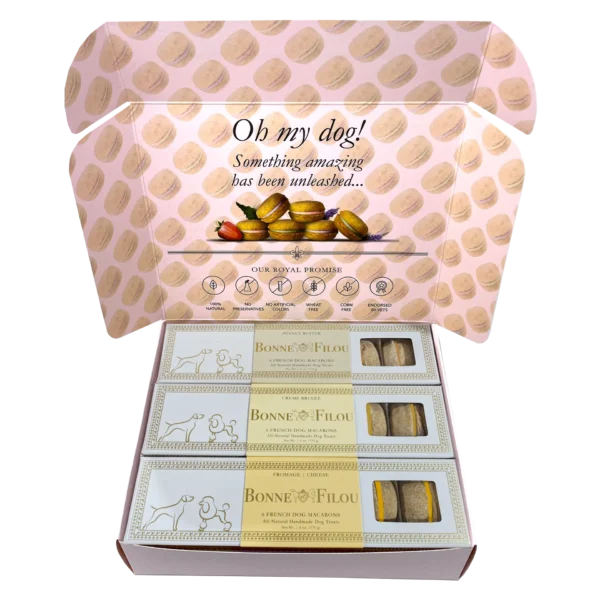 Dog Macaron Combo Gift Box (18 French Dog Macarons) - Image 7